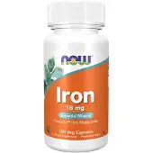 NOW,NOW Foods,NOW,NOW Foods Iron 18mg - 120 v-caps