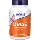 Now DMAE 250 mg | 100 Veganistische Capsules | Dimethylaminoethanol (DMAE)