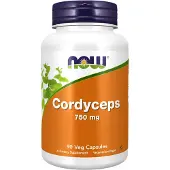 Now , Cordyceps, 750 mg, 90 veggie capsules