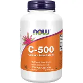 NOW,NOW Foods,NOW,NOW Foods Vitamine C 500 Calcium Ascorbaat-C capsules (250 Capsules) - vitamines, vitamine-c - vitamine-c - vitamine-c