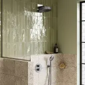 Saniclear Evolution inbouw regendouche rond met 2 standen handdouche RVS