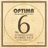 Optima NO6.GCHT No.6 24K Gold High Carbon Nylon snaren voor klassieke gitaar
