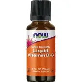 Now Vitamine D-3 Liquid Extra Strength - 30 ml