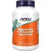 Now Magnesium & Kaliumaspartaat (120 Capsules) - mineralen, magnesium - magnesium - magnesium
