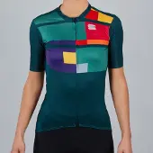 Sportful Fietsshirt Sportful Women Idea Jersey Sea Moss-S