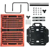Plates 4 Bikes Travel set: vouwkrat + multi-plaat + tassenbeugels