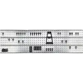 Raaco 109659 Gereedschapshaak gatenpaneel x 3 + 44 clips (b x h x d) 1560 x 440 x 11 mm 1 stuk(s)