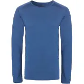 Nomad Pure Merino Longsleeve Heren | Blauw | S | Lange Mouw Thermoshirt | 100% Merinowol