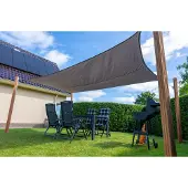 Wovar Schaduwdoek Waterdicht Rechthoek 400 x 500 cm | 160gr/m2 | Grijs | Schaduwdoeken rechthoekig | Premium Schaduwdoeken