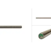 Wovar Draadeind RVS M14 x 1m | Per Stuk
