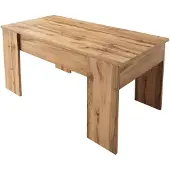 Meubella Salontafel Malia - Eiken 2 - 100 cm - Kleine Tafels