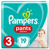 Pampers Baby Dry Pants Maat 3 - 19 Luierbroekjes