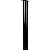 Wovar Tafelpoot Zwart Rond Staal | 72 cm | Per Stuk | Tafelpoten Metaal Zwart | Tafelpoot Zwart
