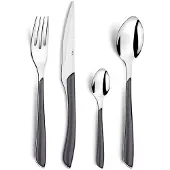 Amefa - ECLAT - Bestekset - 16-delig - 4 Personen - hoogglans - grijs