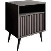 Meubella Nachtkastje antraciet 47x40x61 met lade