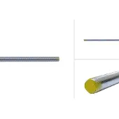 Wovar Draadeind Verzinkt M16 x 1m Sterkte 8.8 | Per Stuk