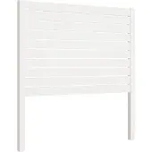 vidaXL Hoofdbord 81x4x100 cm massief grenenhout wit