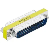 DeLOCK 65203 VGA Adapter [1x D-sub stekker 50-polig - 1x D-sub bus 50-polig] Zilver Vergulde steekcontacten