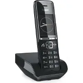 Gigaset Comfort 550 internationale draadloze telefoon, Telefoon, Zwart, Zilver