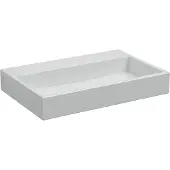 Clou Mini Wash Me Plus keramische fontein 48cm zonder kraangat wit glans