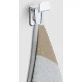 Clou Fold enkel handdoekhaakje wit mat