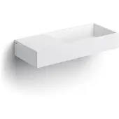 Clou Wash Me wastafel solid surface 75cm links wit mat