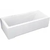 Plazan Modern badpaneel 170x55cm wit glans