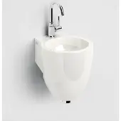 Clou Flush 6 fontein mineraalmarmer 27cm wit glans
