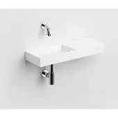 Clou Mini Wash Me fontein solid surface rechts 56cm wit mat