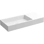 Clou Mini Wash Me fontein mineraalmarmer rechts 45cm wit glans