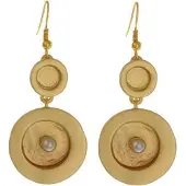 Behave - Oorhangers met pareltje - retro chic vrouwelijk accessoire