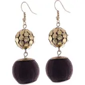 Behave - Oorhangers met bolvormen - Statement bij boho of retro stijl