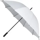 Falcone Golf stormparaplu windproof - wit - lang - 130 cm - Paraplu's