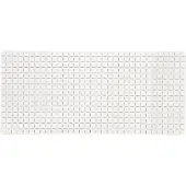 Overig Msv Antislipmat Quadro - Wit - 36x76cm
