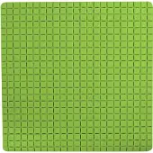 MSV Douche/bad anti-slip mat badkamer - rubber - limegroen - 54 x 54 cm - Badmatjes