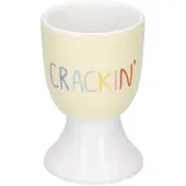 Kitchencraft - Eierdop, Crackin - Porselein - Geel - KitchenCraft Soleada