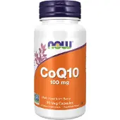 NOW,NOW Foods,NOW,NOW Foods , CoQ10 met Hawthorn Beren, 100 mg, 90 Veg Capsules