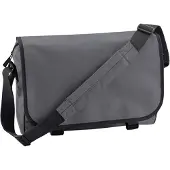 Bagbase Schooltas/laptoptas grijs met verstelbare schouderband 15 liter - Aktetassen