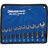 Silverline 630063 10-delige Steeksleutel Set