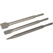 Silverline SDS-plus beitel set 3-delig Silverline