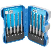 Silverline 10-delige SDS-plus TCT metselwerk boorbitset | 4-12 mm - 628645