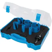 Silverline 9-delige multi-materiaal TCT gatenzaag set | 19 - 57 mm - 547136