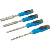 Silverline 633495 4-delige Expert Houtbeitelset