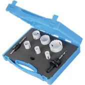 Silverline 9-delige elektricien bimetalen gatenzaag set | 18 - 51 mm dia. - 273220