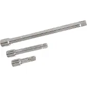 Silverline 3-delige ratelverlengstukken set | 1/2" - 783095