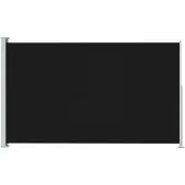 vidaXL Tuinscherm uittrekbaar 180x314 cm zwart