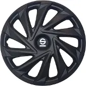 Sparco Wieldoppen Varese 14 inch Zwart - 4 stuks