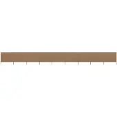 vidaXL Windscherm 9-panelen 1200x160 cm stof taupe