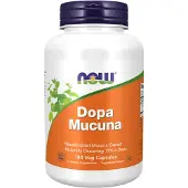 Now , Dopa Mucuna, 180 Veg Kapsules