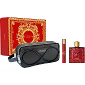 Versace Eros Flame Giftset - Eau de parfum voor heren met toilettas - 100 ml